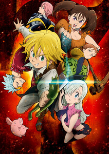 Poster showing Nanatsu no Taizai Anime