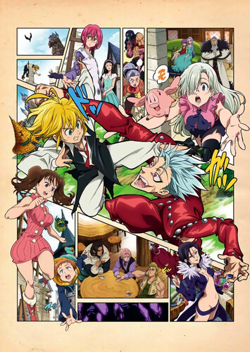 Poster showing Nanatsu no Taizai: Seisen no Shirushi Anime