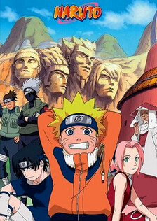 Poster showing Naruto Anime