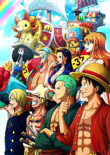 Poster showing One Piece Anime