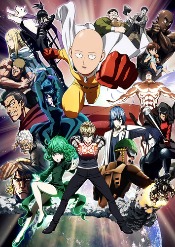 Poster showing One Punch Man Anime