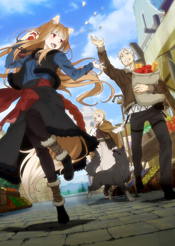 Poster showing Ookami to Koushinryou: Merchant Meets the Wise Wolf Anime