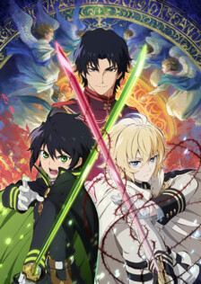 Poster showing Owari no Seraph Anime