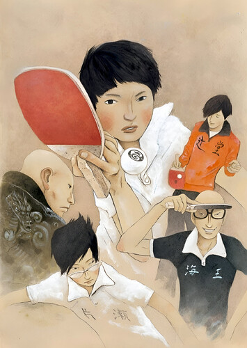 Poster showing Ping Pong the Animation Anime