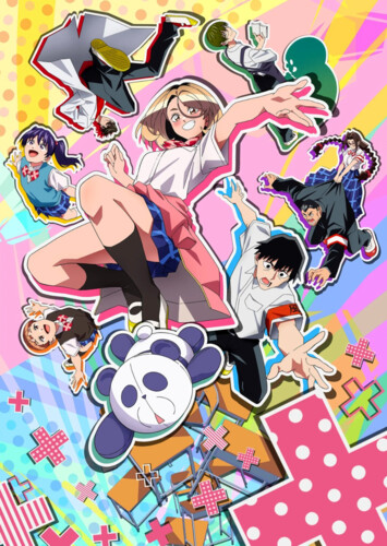 Poster showing Ponkotsu Fuuki Iin to Skirt-take ga Futekisetsu na JK no Hanashi Anime