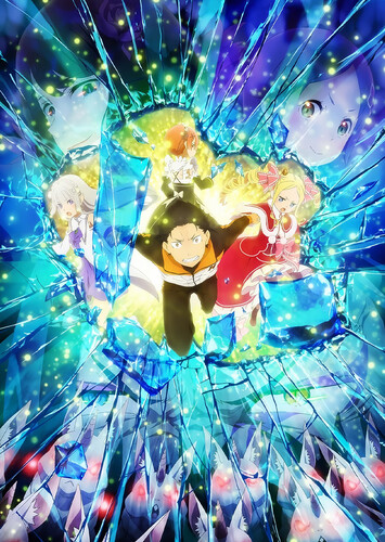 Poster showing Re:Zero kara Hajimeru Isekai Seikatsu 2nd Season Part 2 Anime