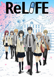 Poster showing ReLIFE Anime