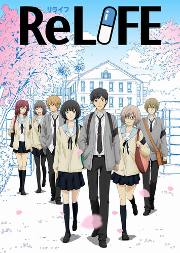 Poster showing ReLIFE Anime
