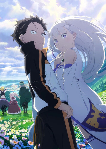 Poster showing Re:Zero kara Hajimeru Isekai Seikatsu 3rd Season Anime