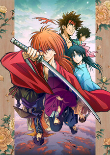 Poster showing Rurouni Kenshin: Meiji Kenkaku Romantan (2023) Anime