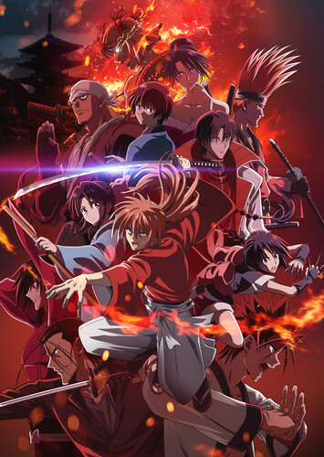 Poster showing Rurouni Kenshin: Meiji Kenkaku Romantan - Kyoto Douran Anime