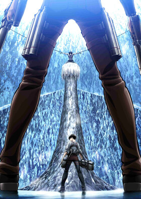 Poster showing Shingeki no Kyojin Season 3 Anime