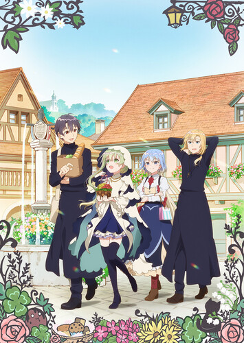 Poster showing Shiro Seijo to Kuro Bokushi Anime