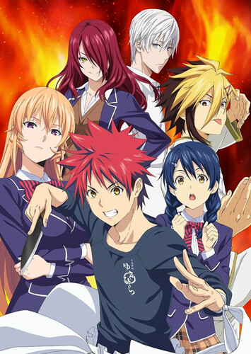 Poster showing Shokugeki no Souma: San no Sara Anime