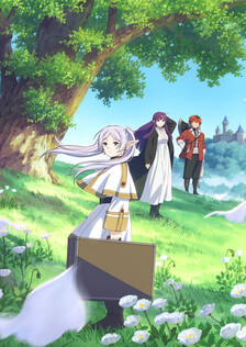 Poster showing Sousou no Frieren Anime