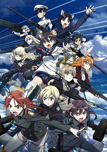 Poster showing Strike Witches: Road to Berlin Anime