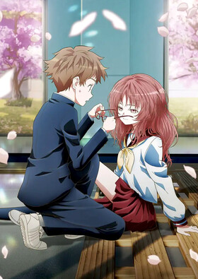 Poster showing Suki na Ko ga Megane wo Wasureta Anime