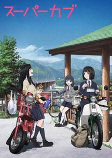 Poster showing Super Cub Anime