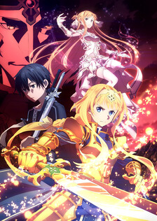 Poster showing Sword Art Online: Alicization - War of Underworld Anime