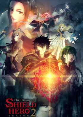 Poster showing Tate no Yuusha no Nariagari Season 2 Anime
