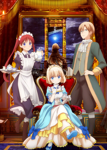 Poster showing Tearmoon Teikoku Monogatari: Dantoudai kara Hajimaru, Hime no Tensei Gyakuten Story Anime