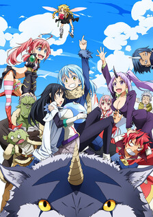 Poster showing Tensei Shitara Slime Datta Ken Anime
