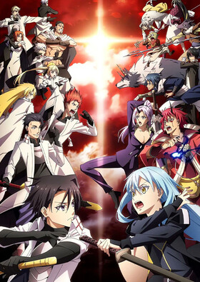 Poster showing Tensei Shitara Slime Datta Ken 3rd Season Anime