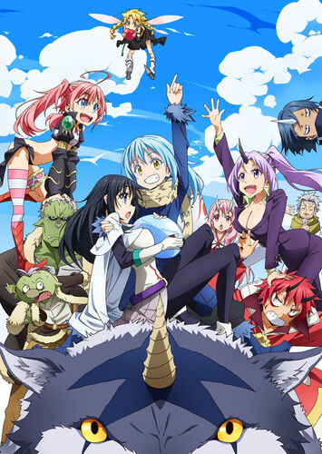 Poster showing Tensei Shitara Slime Datta Ken Anime