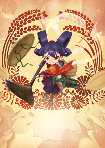 Poster showing Tensui no Sakuna-hime Anime