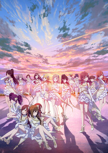 Poster showing The iDOLM@STER Shiny Colors Anime