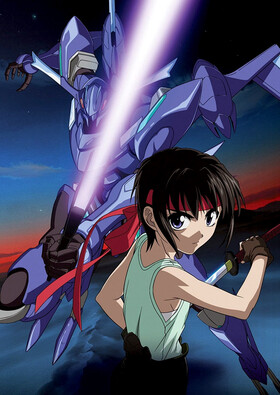 Poster showing The Third: Aoi Hitomi no Shoujo Anime