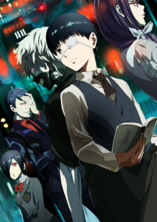 Poster showing Tokyo Ghoul Anime