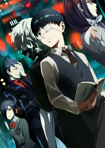 Poster showing Tokyo Ghoul Anime