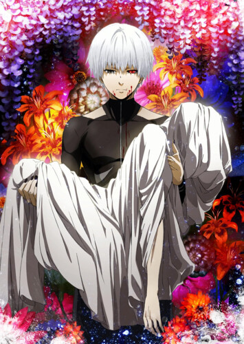 Poster showing Tokyo Ghoul √A Anime