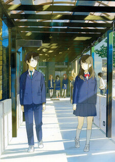 Poster showing Tsuki ga Kirei Anime