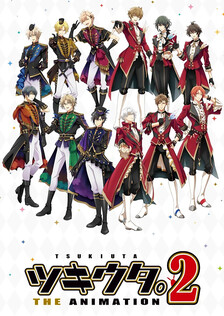 Poster showing Tsukiuta. The Animation 2 Anime