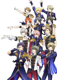 Poster showing Tsukiuta. The Animation Anime