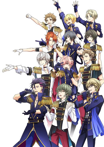 Poster showing Tsukiuta. The Animation Anime