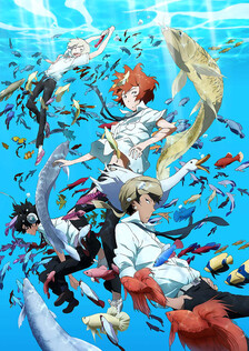 Poster showing Tsuritama Anime