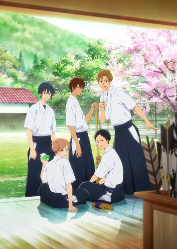 Poster showing Tsurune: Kazemai Koukou Kyuudou-bu Anime
