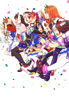 Poster showing Uma Musume: Pretty Derby Anime
