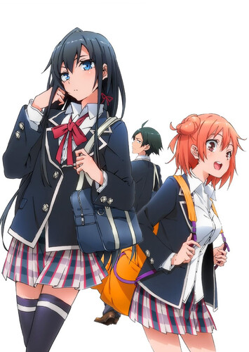 Poster showing Yahari Ore no Seishun Love Comedy wa Machigatteiru. Anime