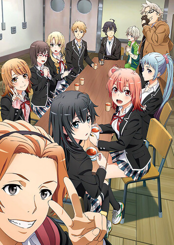 Poster showing Yahari Ore no Seishun Love Comedy wa Machigatteiru. Kan Anime