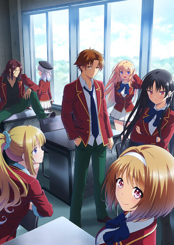 Poster showing Youkoso Jitsuryoku Shijou Shugi no Kyoushitsu e 2nd Season Anime